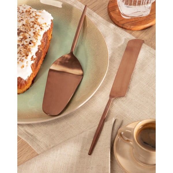 Roostevabast terasest 2-osaline koogi serveerimiskomplekt Kelda - Kave Home-image-4