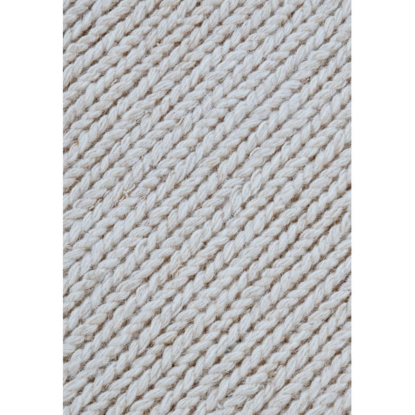 Valge käsitsi kootud ümmargune villane vaip ø 160 cm Francois – Villeroy&Boch-image-4