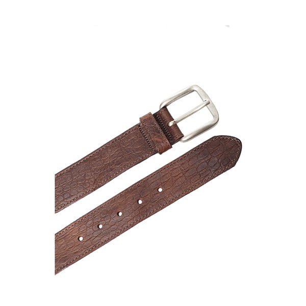 Pruun nahast meeste vöö Sven, pikkus 90 cm - Ferruccio Laconi-image-2