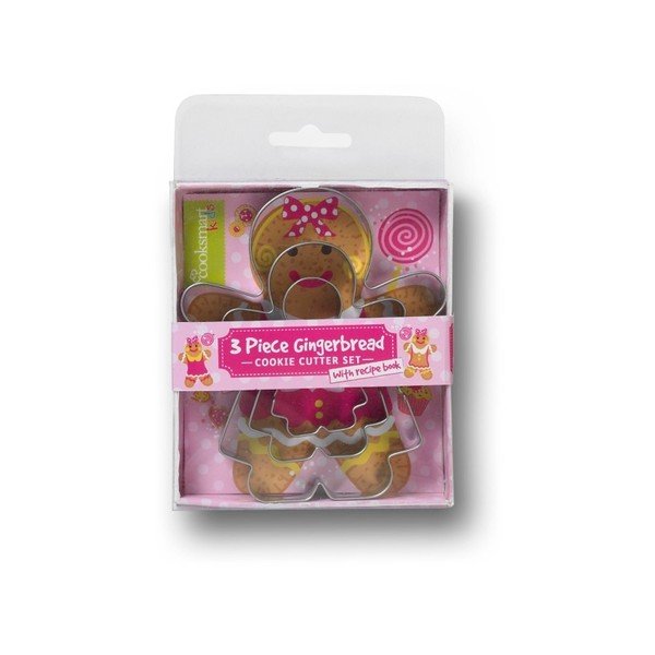 Sada 3 vykrajovátek Cooksmart ® Gingerbread Girl-image-1