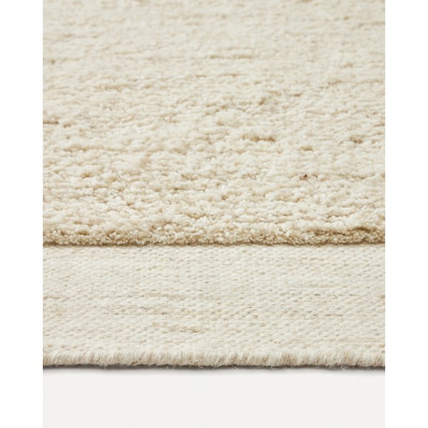 Valge villane vaip 200x300 cm Marely - Kave Home-image-3