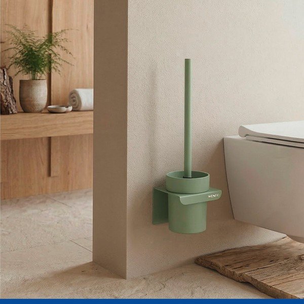Roheline plastmassist WC-hari ilma puurimiseta Turbo-loc Lizan - Wenko-image-2