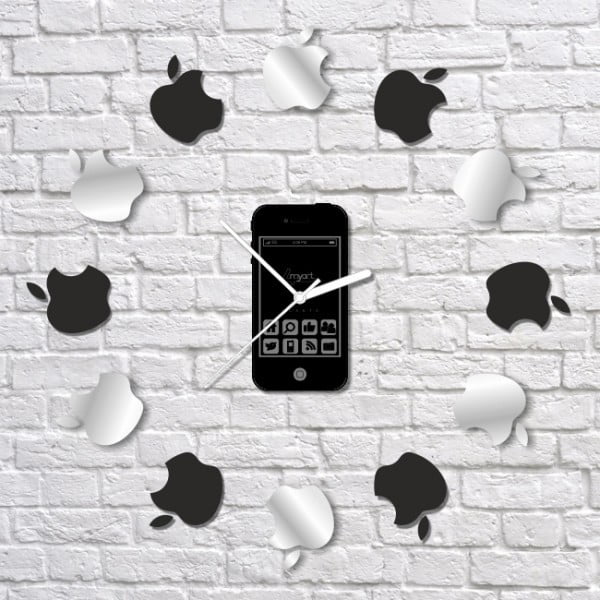 Nástěnné hodiny I Love Apple Clock