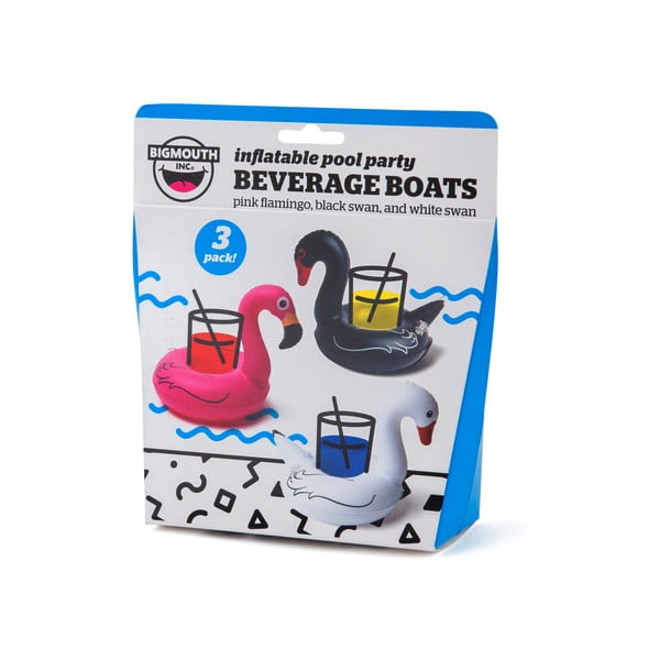 3 täispuhutava joogirõnga komplekt Linnud - Big Mouth Inc.-image-1