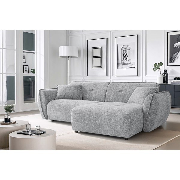 Helehall šenillist nurgadiivan (parem nurk) Nelia - Ropez-image-1