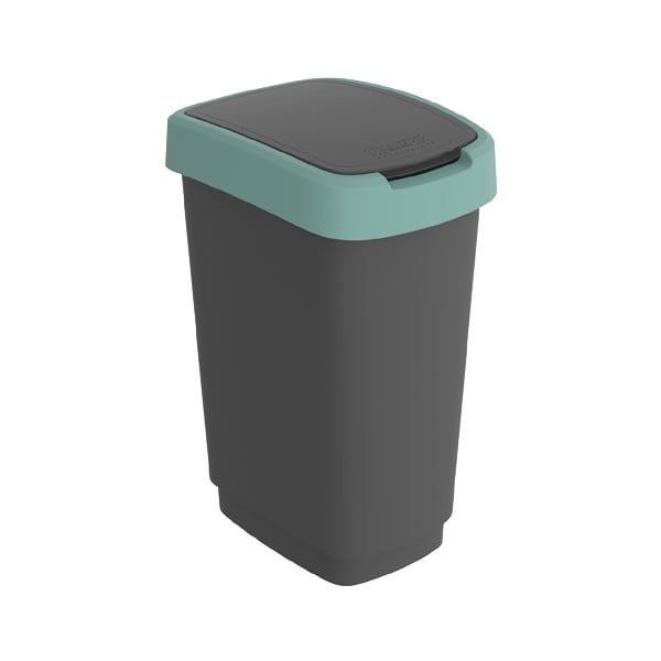 Ringlussevõetud plastist prügikast 25 L Twist - Rotho-image-3