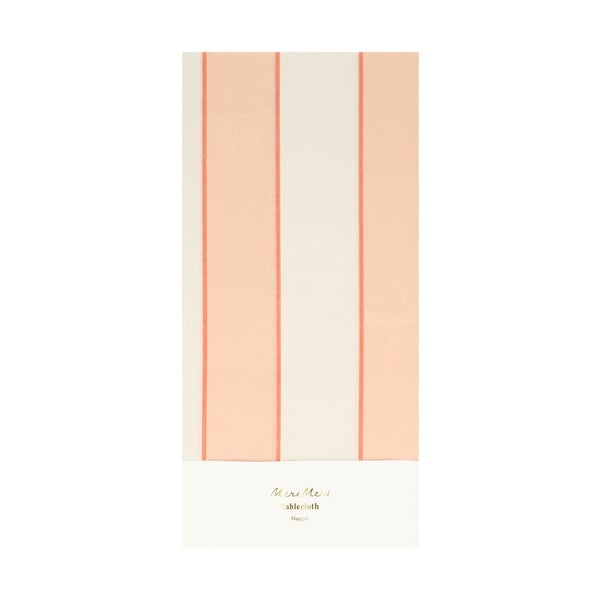Laudlina 137x259 cm Peach Stripe - Meri Meri