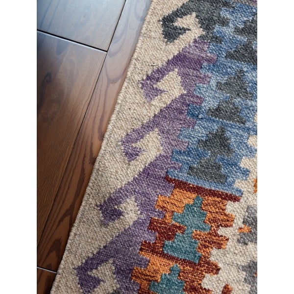 Käsitsi kootud kahepoolne villane vaip 120x170 cm Kamal Oasis - Nouristan-image-4