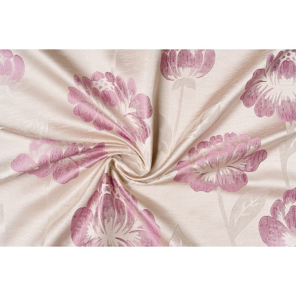 Beež kardin 140x245 cm Izolde - Mendola Fabrics-image-3