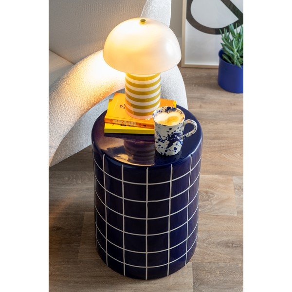 Keraamiline ümmargune abilaud ø 33 cm Retro Tiles - Leitmotiv-image-1