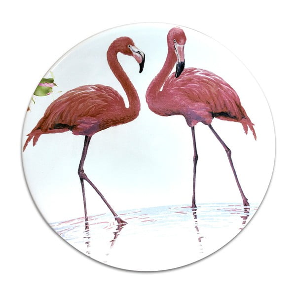 Keramický talíř Flamingo, ⌀ 25 cm