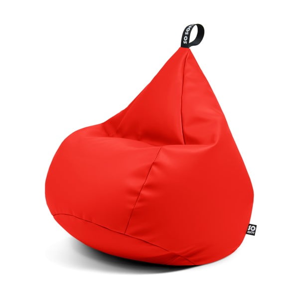 Punane kunstnahast kott-tool Drop XL - So Soft?