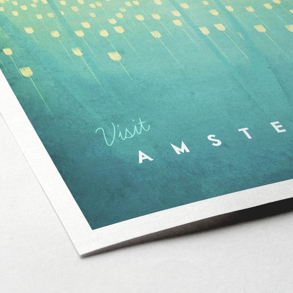 Plakat , 30 x 40 cm Amsterdam - Travelposter-image-2