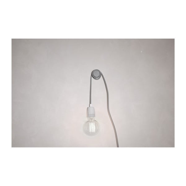 Šedý kabel pro stropní světlo s objímkou Filament Style G Rose