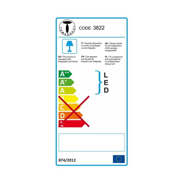 Kuldset värvi seinalamp, ø 15 cm Ring - Tomasucci-image-4