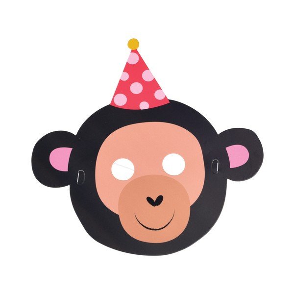 Sada 6 papírových masek Rex London Party-image-2