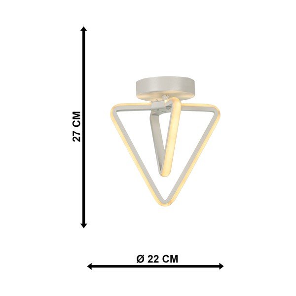 Valge metallist LED laevalgusti Baris - Squid Lighting-image-4