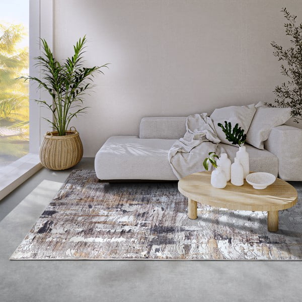 Helehall vaip 200x290 cm Malard Anthracite Gold - Elle Decoration-image-1