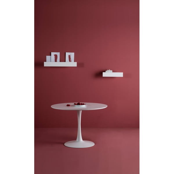 Ümmargune valge söögilaud , ⌀ 110 cm Oda - Marckeric-image-2