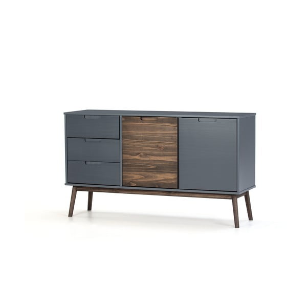 Antratsiit/tumepruun madal männi kapp 140x80 cm Nussa - Marckeric-image-2