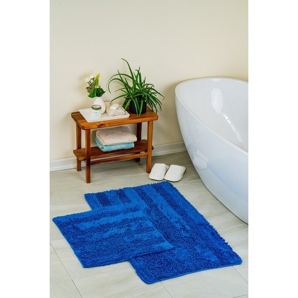 Tumesinised vannitoamatid 2tk komplektis 60x100 cm Luxury Softy - Foutastic-image-1