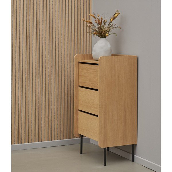 Kõrge tammedekooriga kummut 60x108,5 cm Wrap - Bonami Selection-image-1