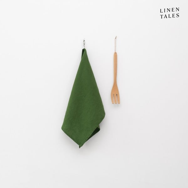 Linane rätik 45x65 cm True Green - Linen Tales