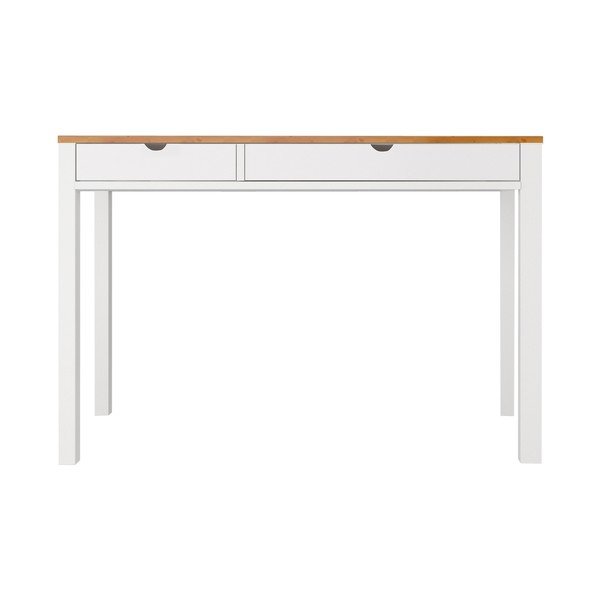 Valge ja pruun männi töölaud , pikkus 120 cm Gava - Støraa-image-2