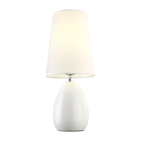 Bílá stolní lampa Klompo
