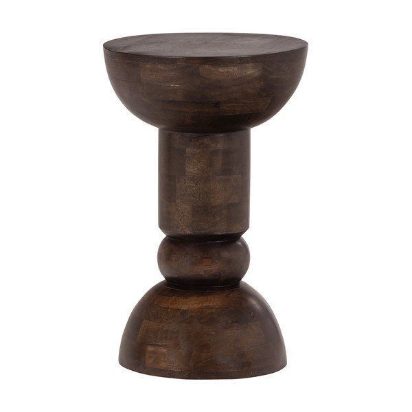 Ümmargune mangopuidust abilaud ø 46 cm Emel - WOOOD