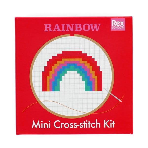 Loominguline komplekt Cross-stitch Kit Rainbow - Rex London