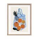 Trükitud pilt raamiga 30x40 cm Summer Fruit - Styler
