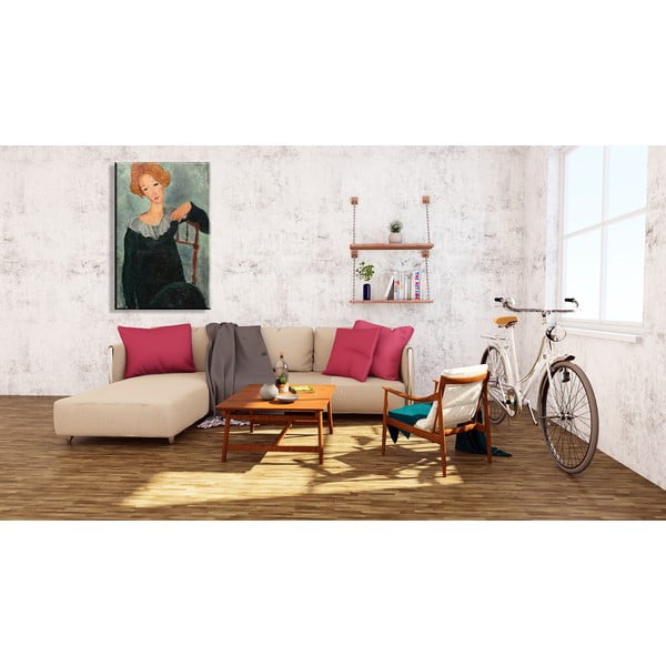 Maali reproduktsioon 40x60 cm Amedeo Modigliani - Woman with Red Hair - Fedkolor-image-1