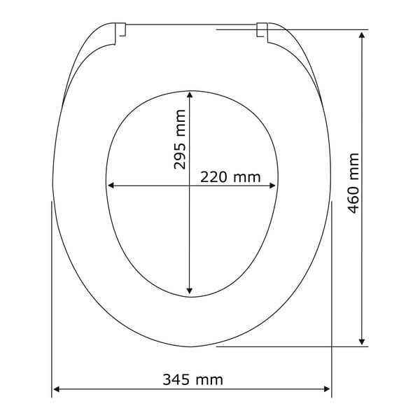 Valge WC-istekene, kergesti sulguv, 47 x 35,5 cm Calla - Wenko-image-3