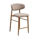 Beež polsterdatud baaritool (istme kõrgus 65 cm) Levanto – House Nordic