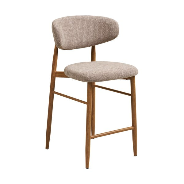 Beež polsterdatud baaritool (istme kõrgus 65 cm) Levanto – House Nordic