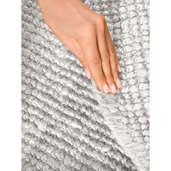 Helehall kahepoolne/käsitsi kootud džuudist ümmargune vaip ø 160 cm Bouclé Jaipur - Hanse Home-image-3