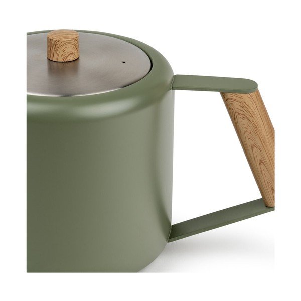 Roheline roostevabast terasest teekann 1,1 l Duet Boston - Bredemeijer-image-3