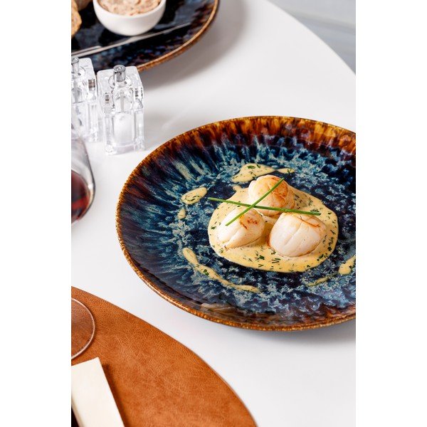 Pruun portselantaldrik ø 27 cm Resto - BonBistro-image-1