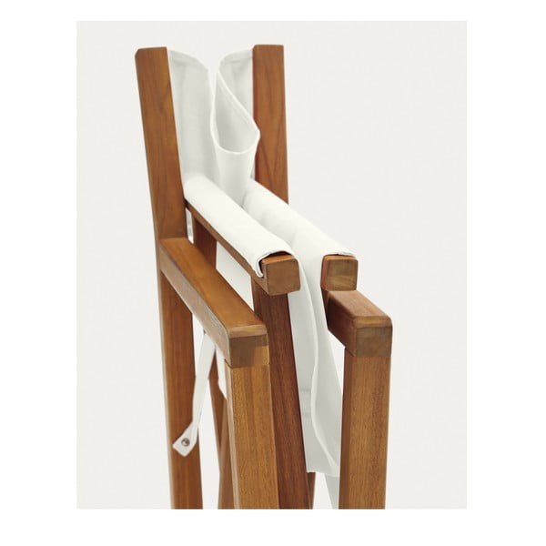 Valged-puiduvärvi puidust aiatoolid 2tk komplektis Thianna - Kave Home-image-4