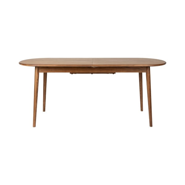 Pähklipuidu spoonist pikendatav söögilaud koos lisaplaadiga 90x180 cm Twist - Zuiver