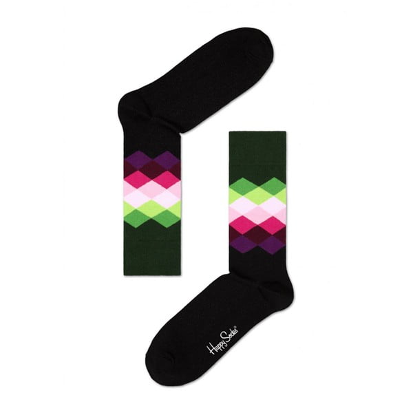 Ponožky Happy Socks Black, vel. 36-40