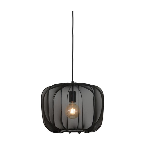 Must rippvalgusti tekstiilist varjuga ø 40 cm Plumeria - Light & Living-image-2