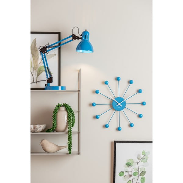 Helesinine metallist varjuga laualamp (kõrgus 52 cm) Funky Hobby - Leitmotiv-image-1