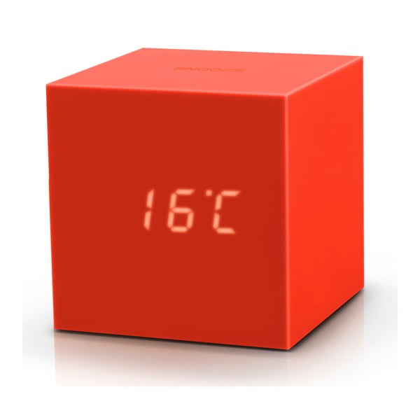 Oranž LED äratuskell Gravity Cube - Gingko-image-3