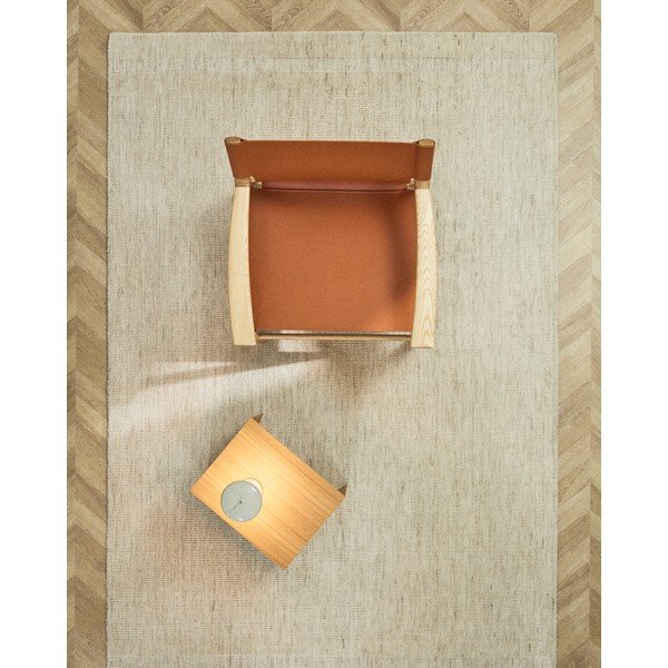 Kreem käsitsi kootud villane vaip 160x230 cm Dalena - Kave Home-image-1