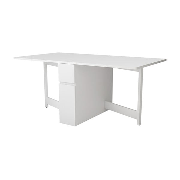 Valge kokkupandav multifunktsionaalne laud Kungla - Woodman-image-2