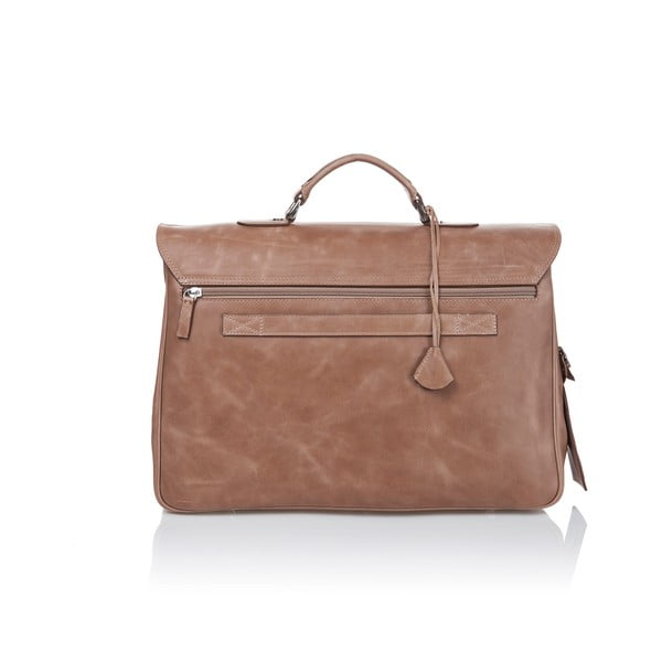 Konjaki pruun meeste vasikanahast kohver - Ferruccio Laconi-image-2