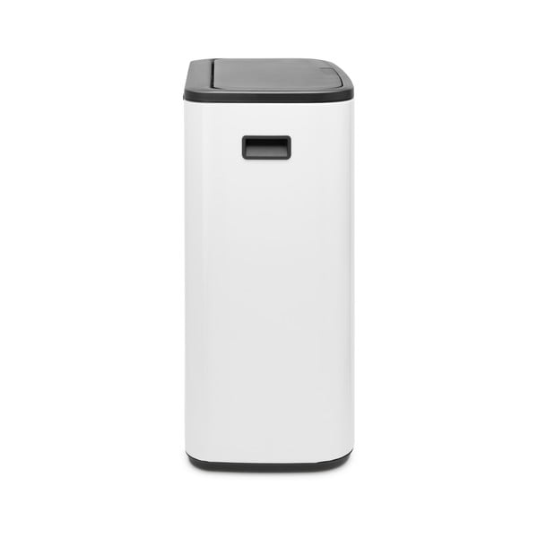 Valge terasest prügikast jäätmete sorteerimise jaoks 60 l Bo Touch Bin - Brabantia-image-2