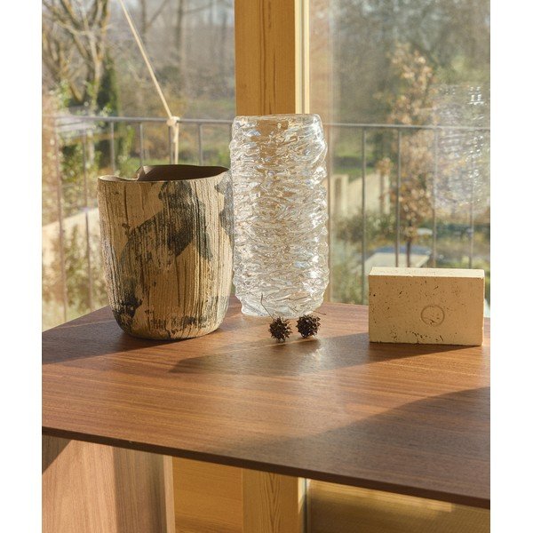 Klaasist vaas (kõrgus 30 cm) Vorma - Kave Home-image-1